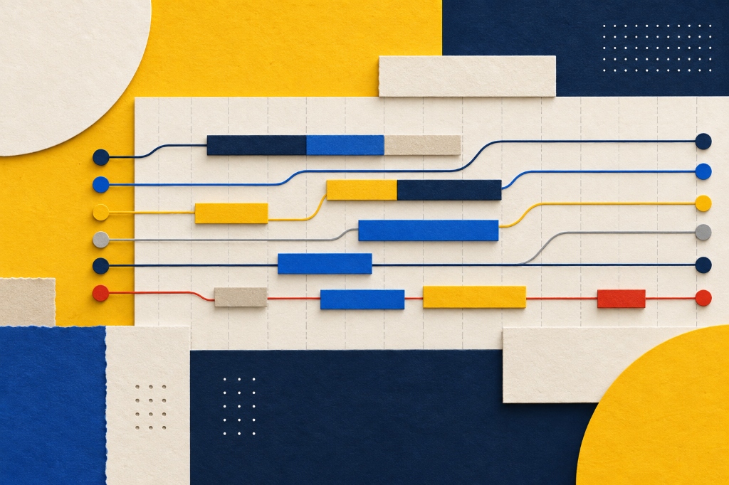 A constraint-aware workforce roster showing coverage, continuity and planned breaks.